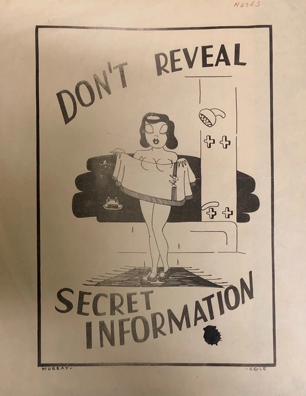 Poster from the time of the Manhattan Project